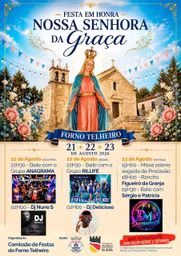 Cartaz Festa em honra de Nossa Senhora da Graça 2026 - Forno Telheiro