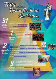 Cartaz Festa em honra de Nossa Senhora da Graça 2026 - Lumiares