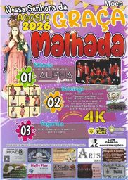 Cartaz Festa em honra de Nossa Senhora da Graça 2026 - Malhada