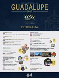 Cartaz Festa em honra de Nossa Senhora da Guadalupe 2026 - Castelo do Neiva