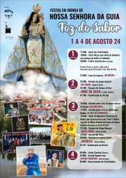 Cartaz Festa em Honra de Nossa Senhora da Guia 2024 - Foz do Sabor