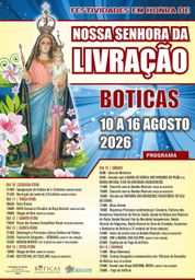 Cartaz Festa em honra de Nossa Senhora da Livração 2026 - Boticas
