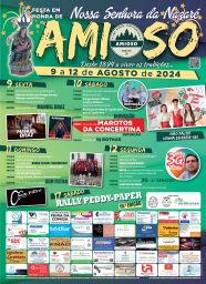 Cartaz Festa em Honra de Nossa Senhora da Nazaré 2024 - Amioso