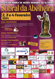 Cartaz Festa em Honra de Nossa Senhora da Oliveira 2024 - Sobral da Abelheira
