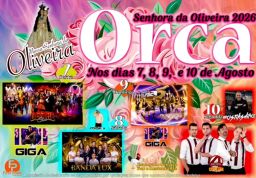 Cartaz Festa em honra de Nossa Senhora da Oliveira 2026 - Orca