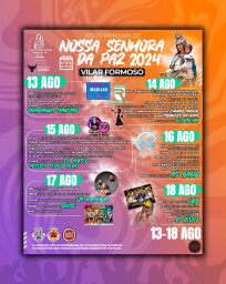 Cartaz Festa em Honra de Nossa Senhora da Paz 2024 - Vilar Formoso