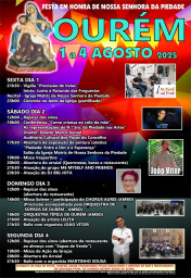 Cartaz Festa em Honra de Nossa Senhora da Piedade 2025 - Ourém