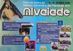 Cartaz Festa em honra de Nossa Senhora da Piedade 2026 - Alvaiade