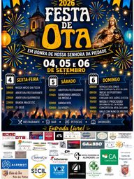 Cartaz Festa em honra de Nossa Senhora da Piedade 2026 - Ota