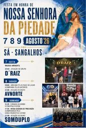 Cartaz Festa em honra de Nossa Senhora da Piedade 2026 - Sá