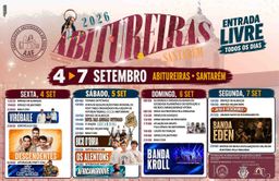 Cartaz Festa em honra de Nossa Senhora da Piedade e Imaculada Conceição 2026 - Abitureiras