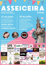 Cartaz Festa em Honra de Nossa Senhora da Purificação 2024 - Asseiceira