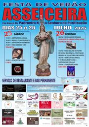 Cartaz Festa em honra de Nossa Senhora da Purificação 2026 - Asseiceira