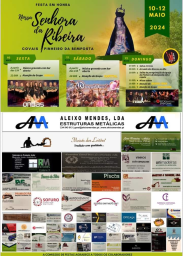 Cartaz Festa em Honra de Nossa Senhora da Ribeira 2024 - Covais