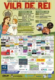 Cartaz Festa em honra de Nossa Senhora da Salvação 2026 - Vila de Rei