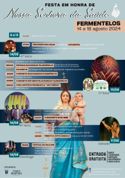 Cartaz Festa em Honra de Nossa Senhora da Saúde 2024 - Fermentelos