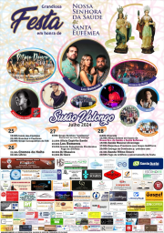 Cartaz Festa em Honra de Nossa Senhora da Saúde 2024 - Valongo