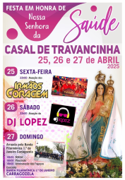Cartaz Festa em Honra de Nossa Senhora da Saúde 2025 - Seia
