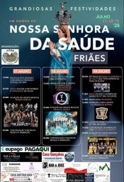 Cartaz Festa em honra de Nossa Senhora da Saúde 2026 - Friães