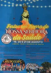 Cartaz Festa em honra de Nossa Senhora da Saúde 2026 - Lameira