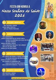 Cartaz Festa em honra de Nossa Senhora da Saúde 2026 - Lameiros
