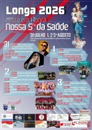 Cartaz Festa em honra de Nossa Senhora da Saúde 2026 - Longa