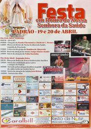 Cartaz Festa em honra de Nossa Senhora da Saúde 2026 - Padrão