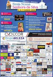 Cartaz Festa em honra de Nossa Senhora da Silva 2026 - Romariz