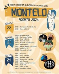 Cartaz Festa em honra de Nossa Senhora da Vida 2026 - Montelo