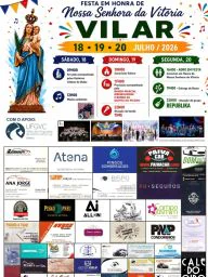 Cartaz Festa em honra de Nossa Senhora da Vitória 2026 - Vilar