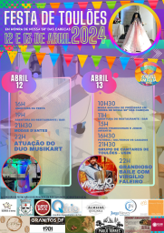 Cartaz Festa em honra de Nossa Senhora das Cabeças 2024 - Toulões