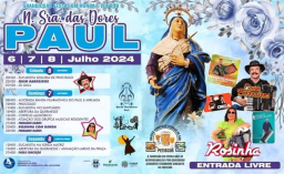 Cartaz Festa em Honra de Nossa Senhora das Dores 2024 - Paul