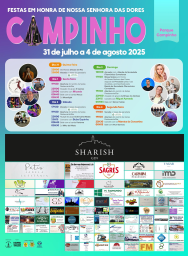 Cartaz Festa em Honra de Nossa Senhora das Dores 2025 - Campinho