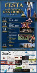 Cartaz Festa em honra de Nossa Senhora das Dores 2026 - Recardães