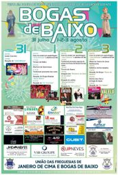 Cartaz Festa em honra de Nossa Senhora das Dores e Jesus Adolescente 2026 - Bogas de Baixo