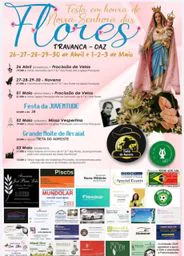 Cartaz Festa em honra de Nossa Senhora das Flores 2026 - Travanca