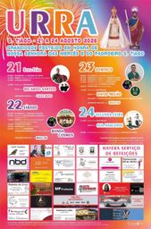 Cartaz Festa em honra de Nossa Senhora das Mercês e do Padroeiro S. Tiago 2026 - Urra