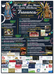 Cartaz Festa em Honra de Nossa Senhora das Neves 2024 - Travanca