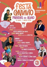 Cartaz Festa em honra de Nossa Senhora das Neves 2026 - Paredes do Alvão