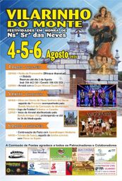 Cartaz Festa em honra de Nossa Senhora das Neves 2026 - Vilarinho do Monte