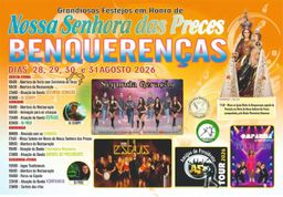 Cartaz Festa em honra de Nossa Senhora das Preces 2026 - Benquerença