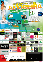 Cartaz Festa em Honra de Nossa Senhora de Aboboriz 2024 - Amoreira