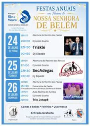 Cartaz Festa em honra de Nossa Senhora de Belém 2026 - Rio de Mouro