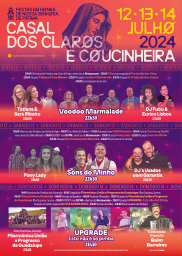 Cartaz Festa em Honra de Nossa Senhora de Fátima 2024 - Casal dos Claros
