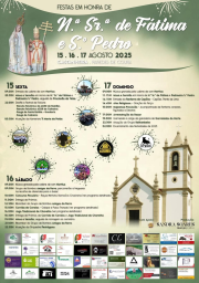 Cartaz Festa em Honra de Nossa Senhora de Fátima 2025 - Castanheira
