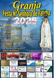 Cartaz Festa em honra de Nossa Senhora de Fátima 2026 - Granja