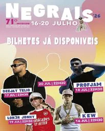 Cartaz Festa em honra de Nossa Senhora de Fátima 2026 - Negrais