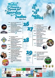 Cartaz Festa em honra de Nossa Senhora de Lourdes 2024 - Vila Real