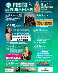 Cartaz Festa em honra de Nossa Senhora de Monserrate 2026 - Ribamar