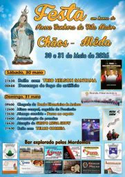 Cartaz Festa em honra de Nossa Senhora de Vila Maior 2026 - Chãos